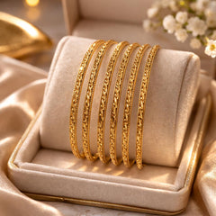 Gold Bangles-141 (Golden)