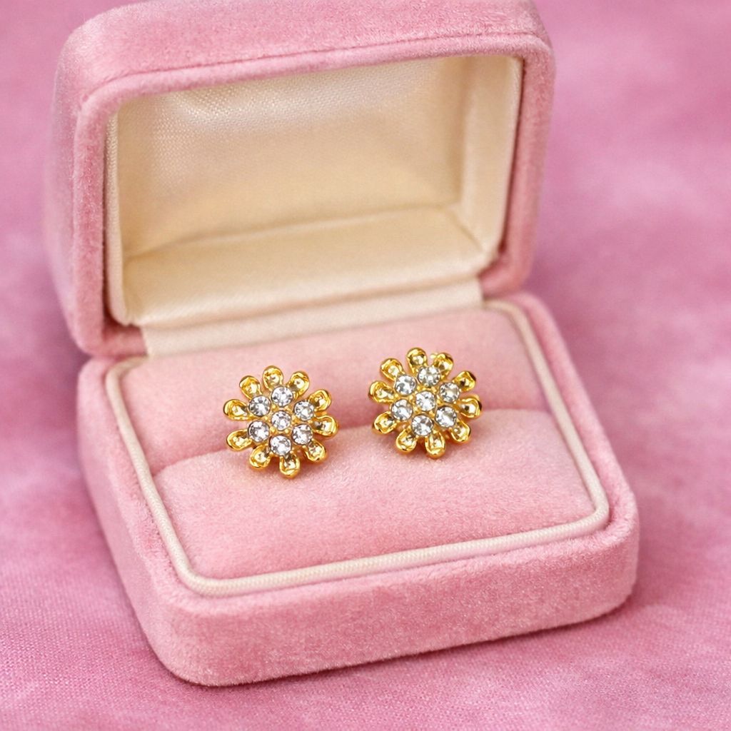 Fancy Hoop Earring-201 (White)