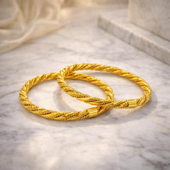 Gold Bangles-139 (Golden)