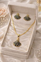 Stainless Steel Locket set-47 (Black)