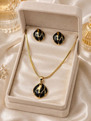 Stainless Steel Locket set-49 (Black)