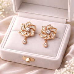 Zircon Earring-159 (White)
