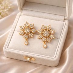 Zircon Earring-158 (Golden)
