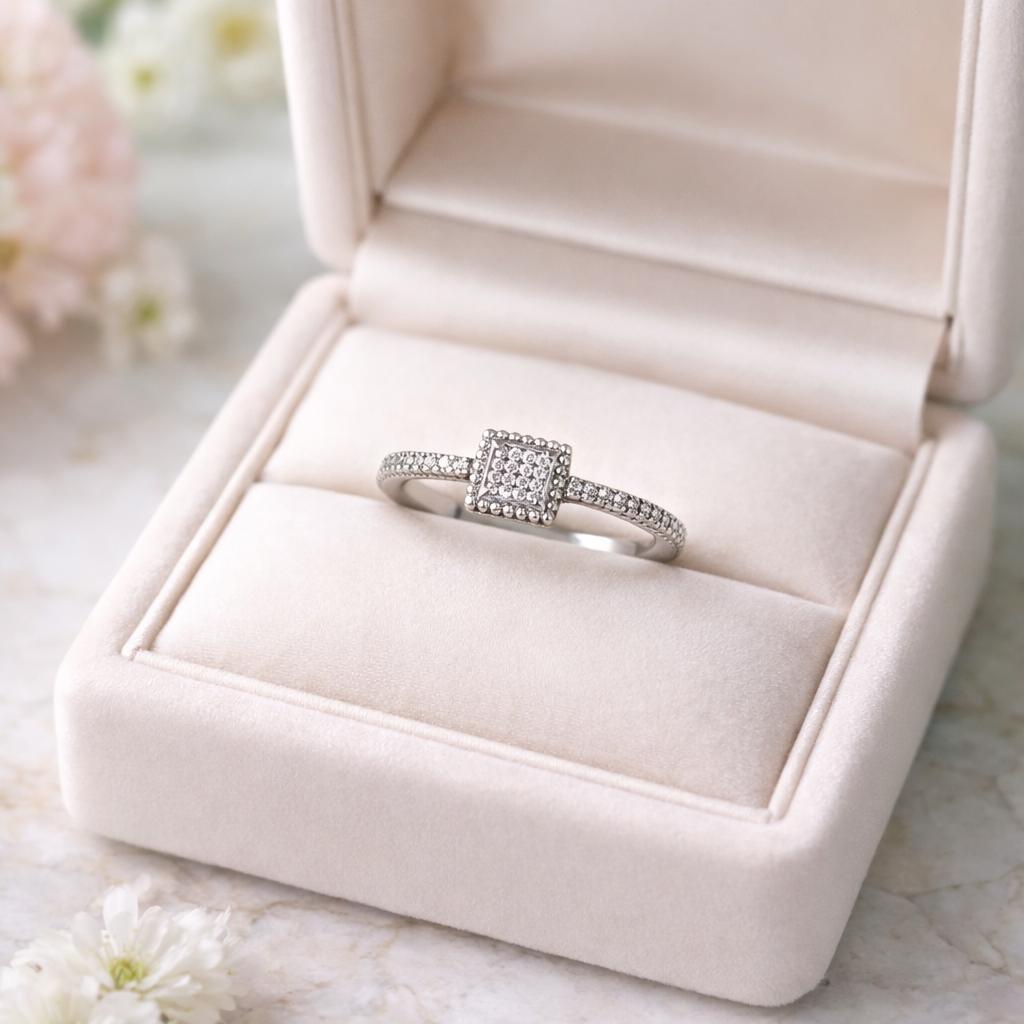 Zircon Ring-298 (Silver)