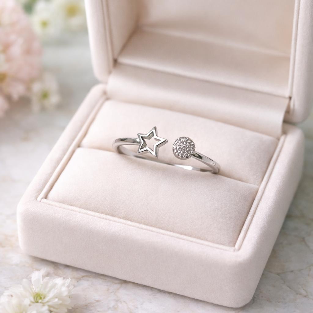 Zircon Ring-299 (Silver)