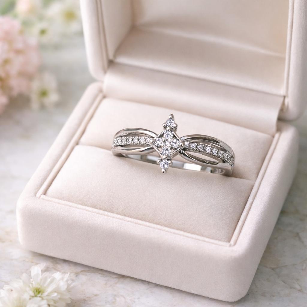 Zircon Ring-301 (Silver)