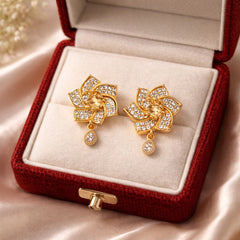 Zircon Earring-159 (Golden)