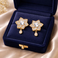 Zircon Earring-160 (White)