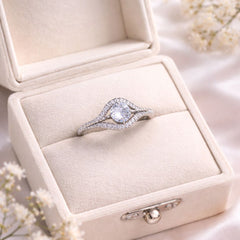 Zircon Ring-318 (Silver)
