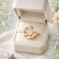 Zircon Ring-287 (Pink)