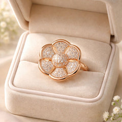 Zircon Ring-287 (Golden)
