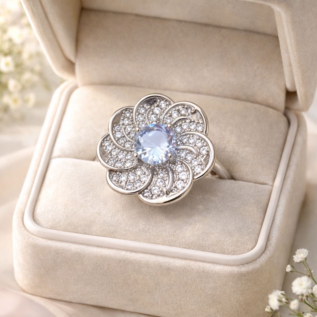 Zircon Ring-288 (Silver)