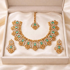 DIANA Zircon Set (Mint Green)
