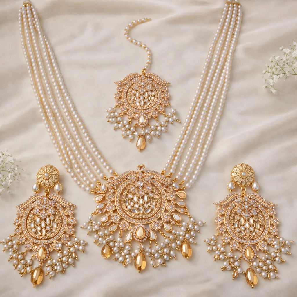 Raima Rani Mala Set (Golden)