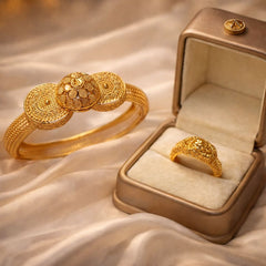 Madrasi Kara & Ring-30 (Golden)