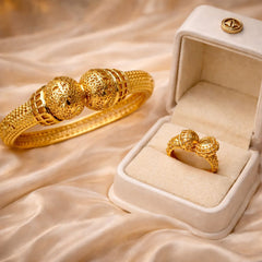 Madrasi Kara & Ring-32 (Golden)