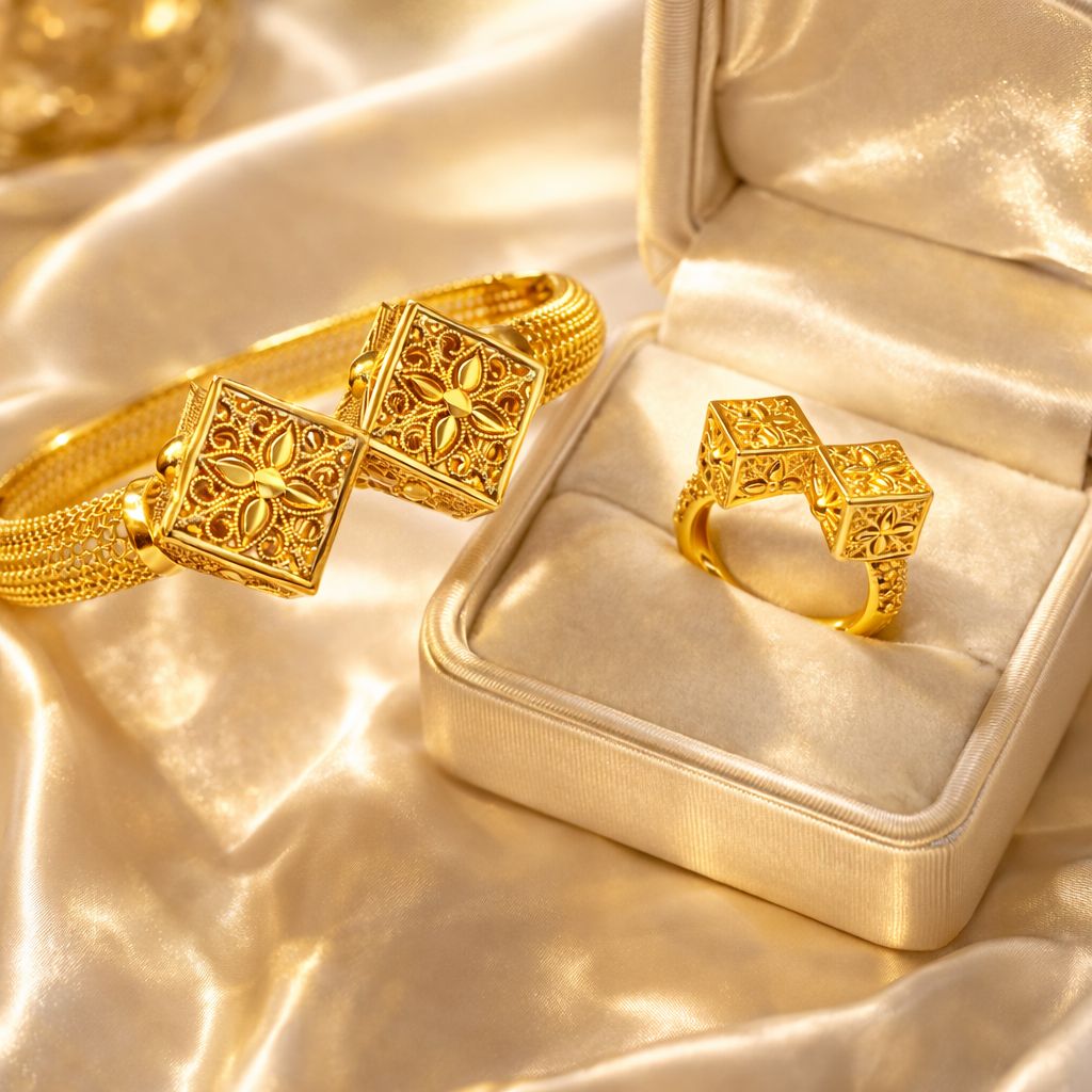 Madrasi Kara & Ring-31 (Golden)