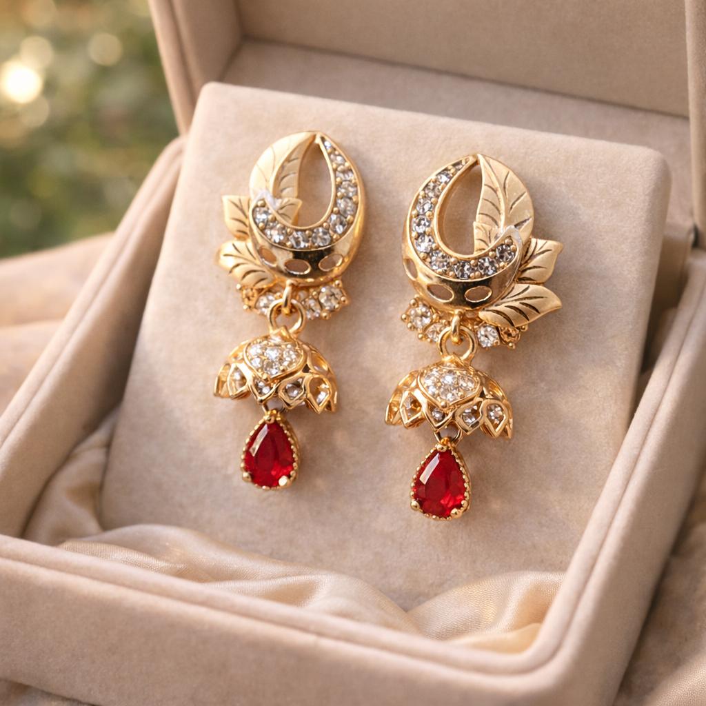 Fancy Jhumka-88 (Maroon)
