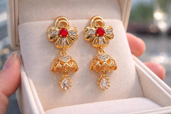 Fancy Jhumka-86 (Maroon)