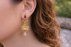 Fancy Jhumka-85 (Maroon)