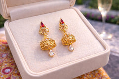 Fancy Jhumka-85 (Maroon)