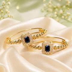 Adjustable Kashmiri Bangle-117 (Black)