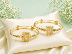 Adjustable Kashmiri Bangle-122 (Golden)