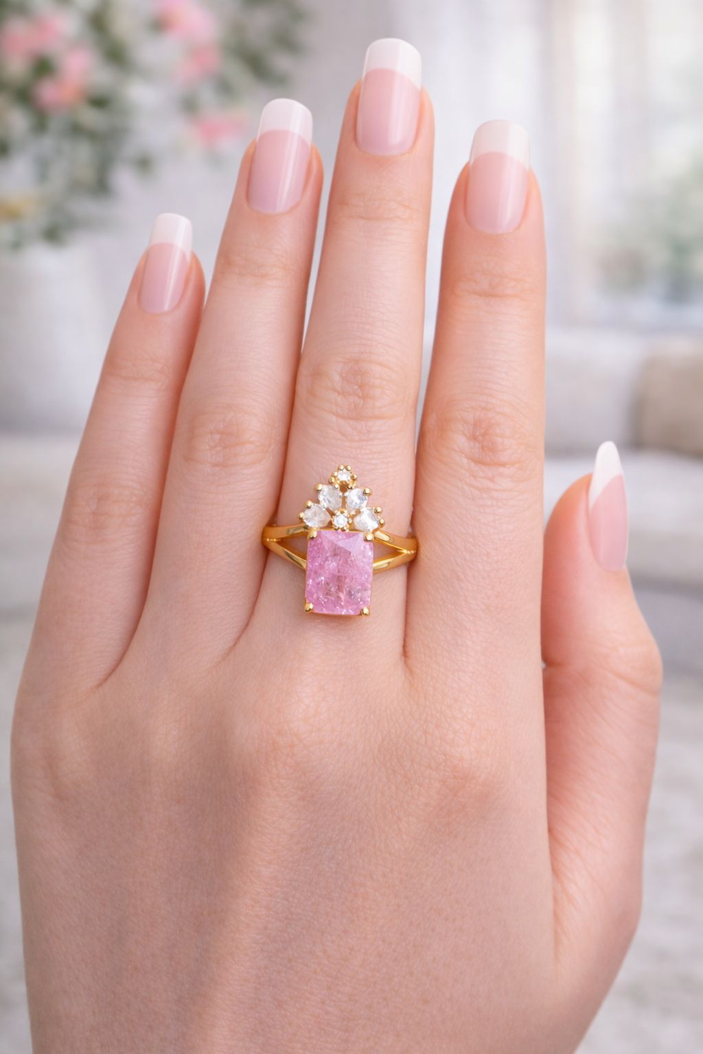 Zircon Ring-345 (Pink)
