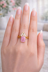 Zircon Ring-345 (Pink)