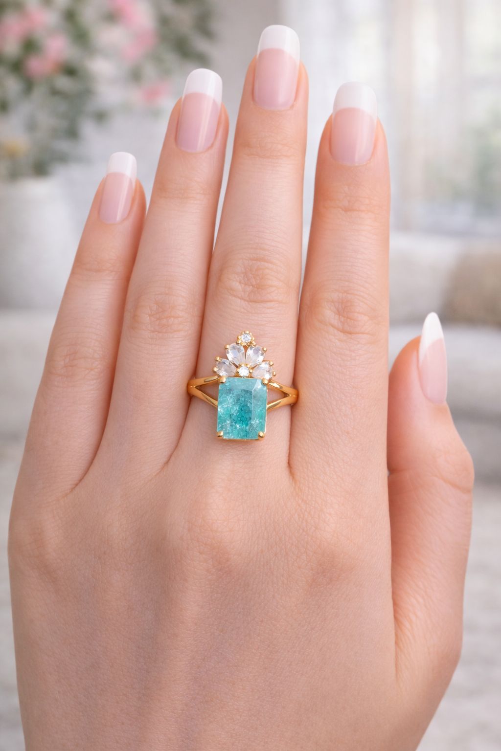 Zircon Ring-345 (Blue)