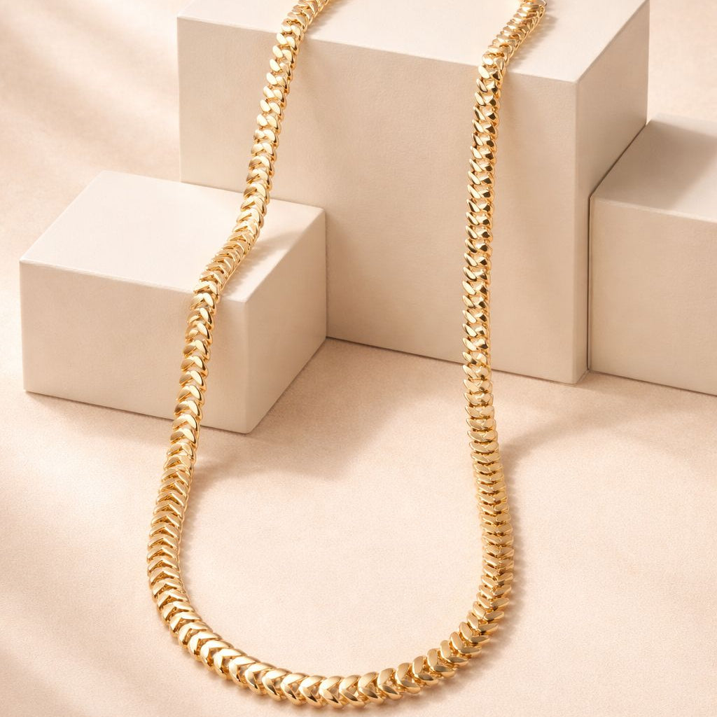 Leaf Mala-11 (Golden)