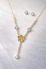Zircon Locket Set-160 (Golden)