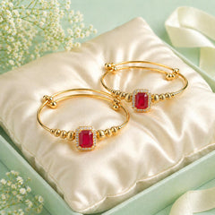 Adjustable Kashmiri Bangle-124 (Maroon)