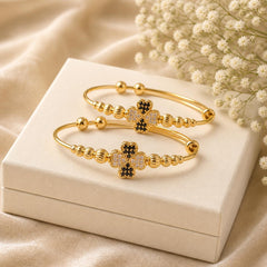 Adjustable Kashmiri Bangle-125 (Black)