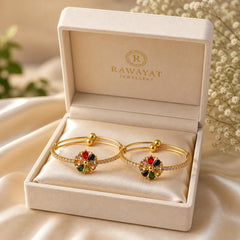 Adjustable Kashmiri Bangle-130 (Multi)