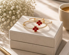 Adjustable Kashmiri Bangle-130 (Maroon)