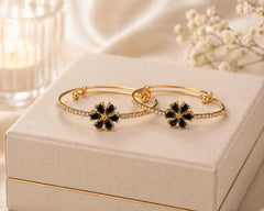 Adjustable Kashmiri Bangle-130 (Black)