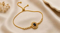Adjustable Bracelet-266 (Black)