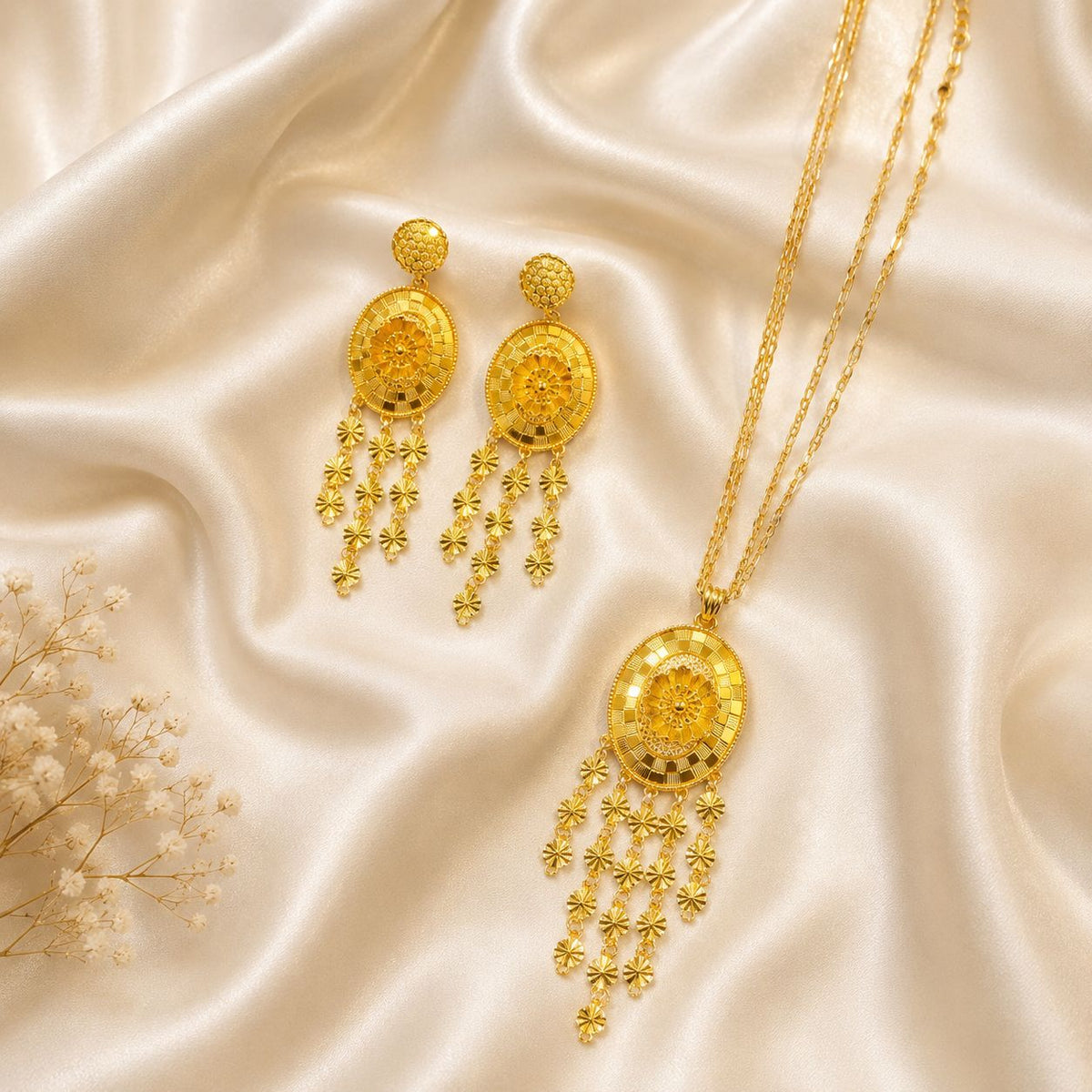 Madrasi Locket Set -04 (Golden)