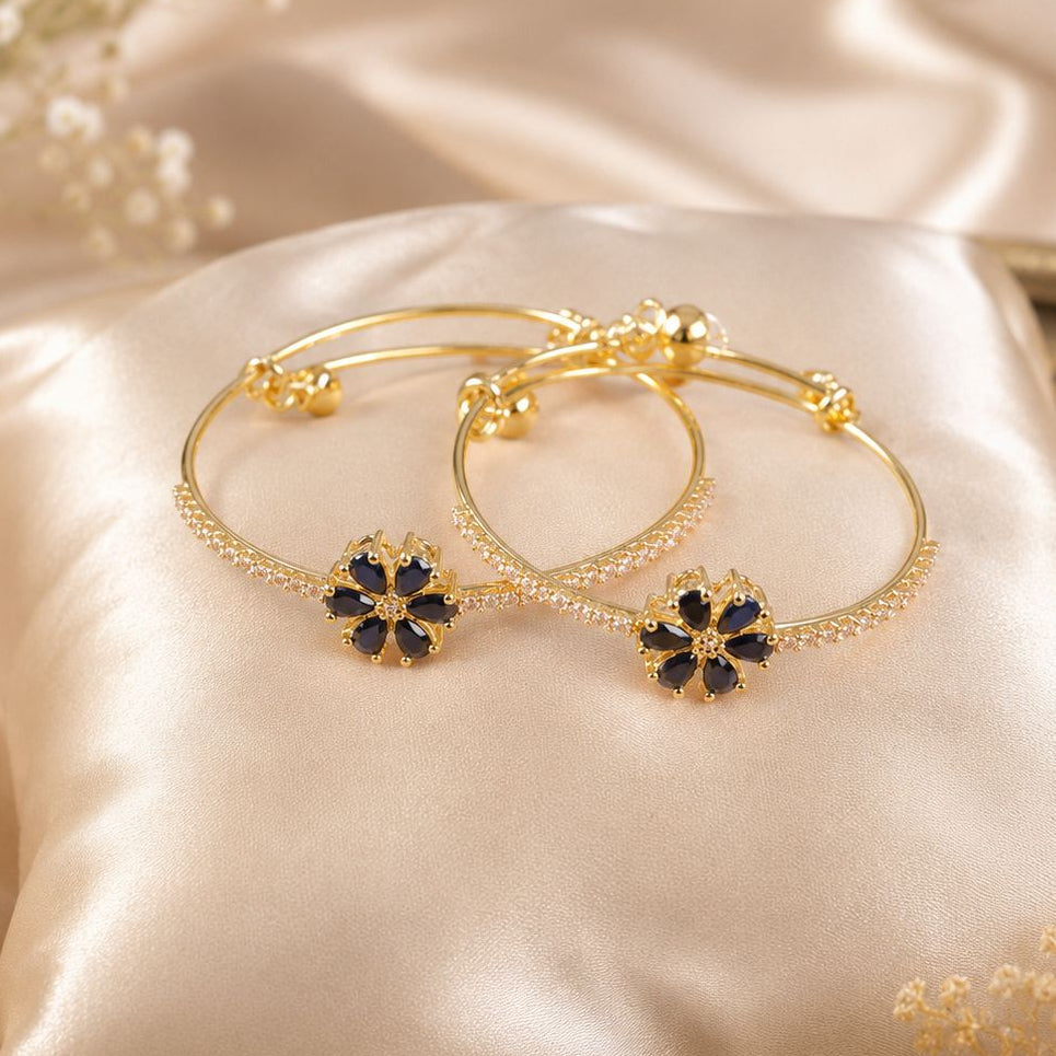 Adjustable Kashmiri Bangle-133 (Black)