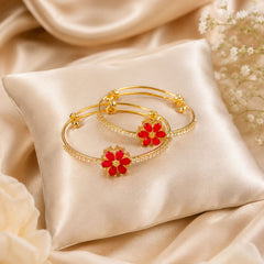 Adjustable Kashmiri Bangle-133 (Maroon)