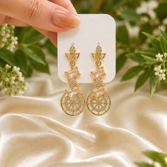 Zircon Earring-226 (Golden)
