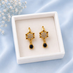 Zircon Hoop Bali-225 (Black)