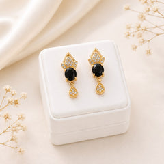 Zircon Hoop Bali-226 (Black)