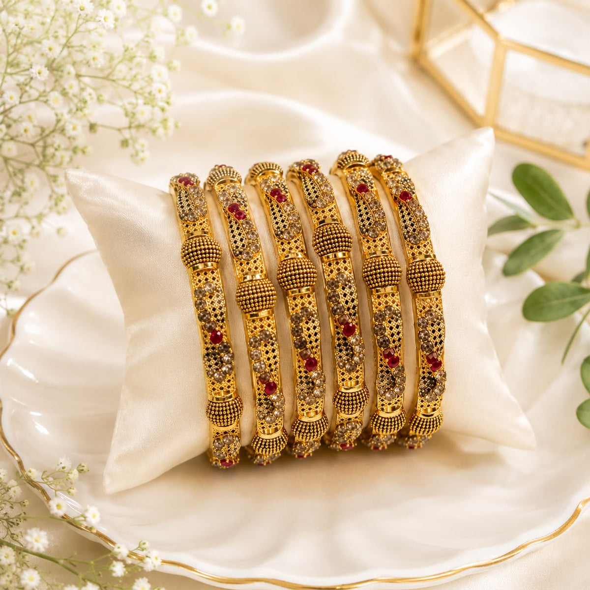 Gold Bangles-150 (Golden)
