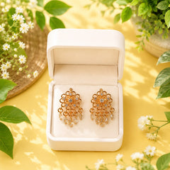 Zircon Earring-227 (Golden)