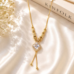 Zircon Pendant-321 (White)