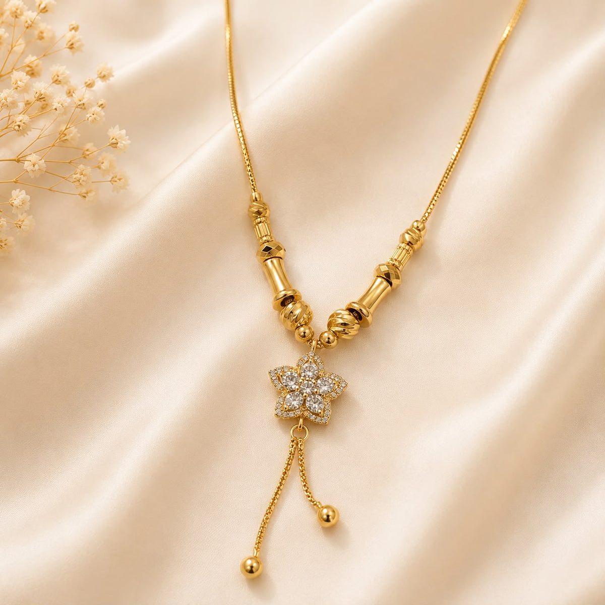 Zircon Pendant-322 (White)