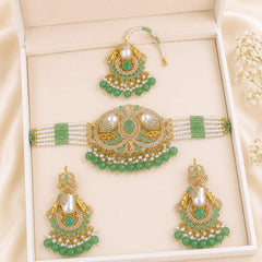 Turkish Choker Set-04 (Mint Green)
