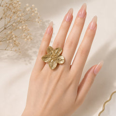 Stainless Steel Ring-215 (Golden)